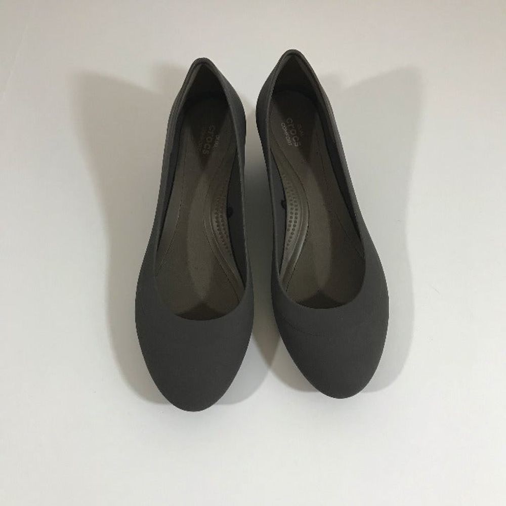 Crocs Brown Wedge Heels